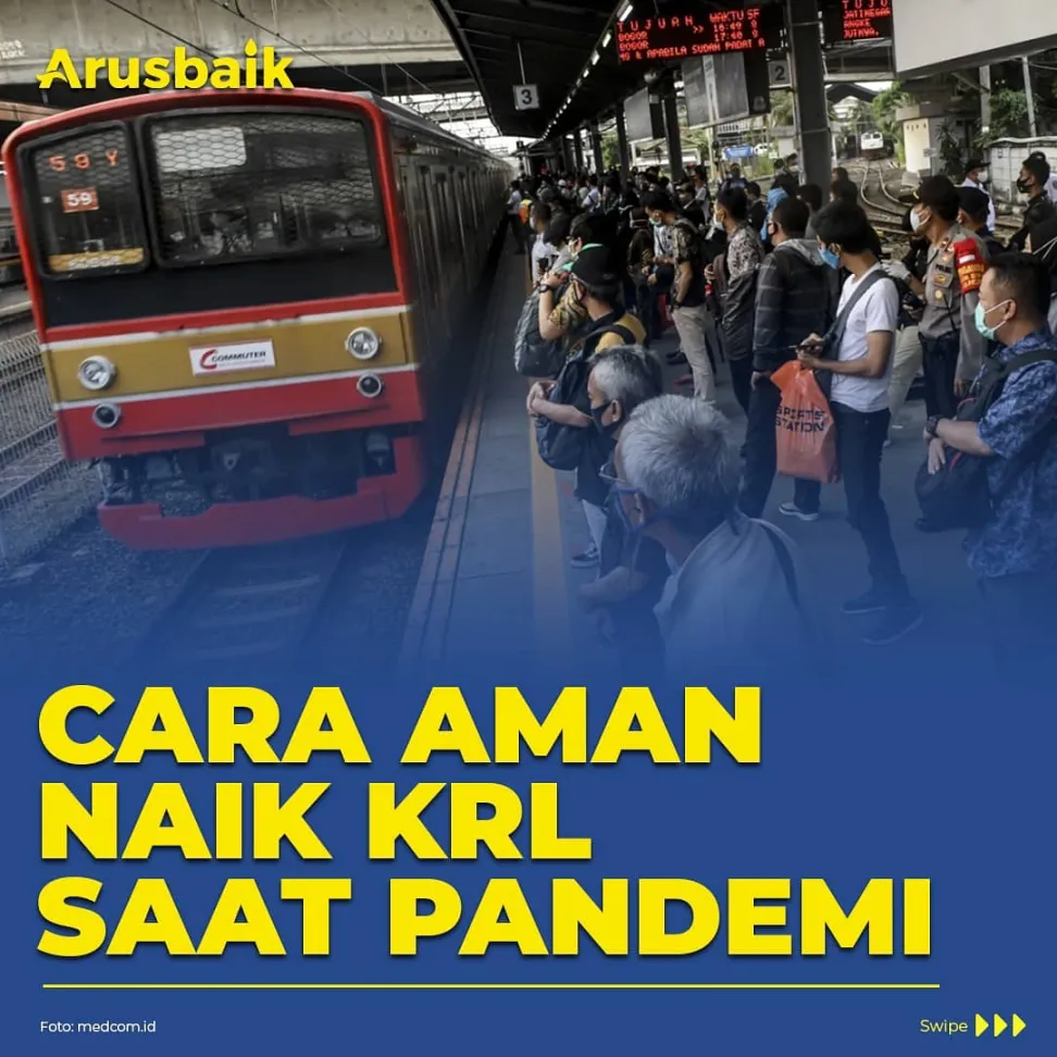 Cara Aman Naik KRL Saat Pandemi