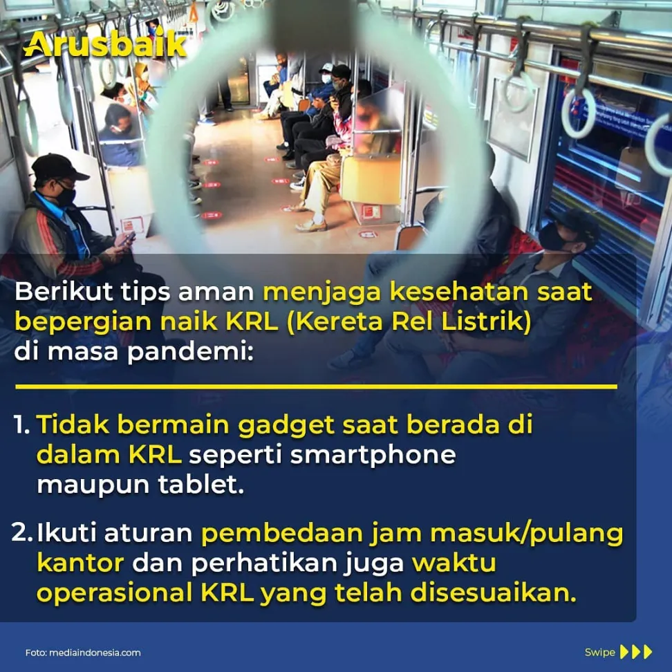 Cara Aman Naik KRL Saat Pandemi