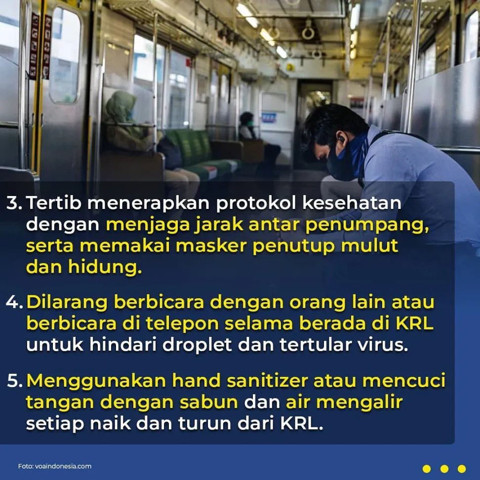 Cara Aman Naik KRL Saat Pandemi