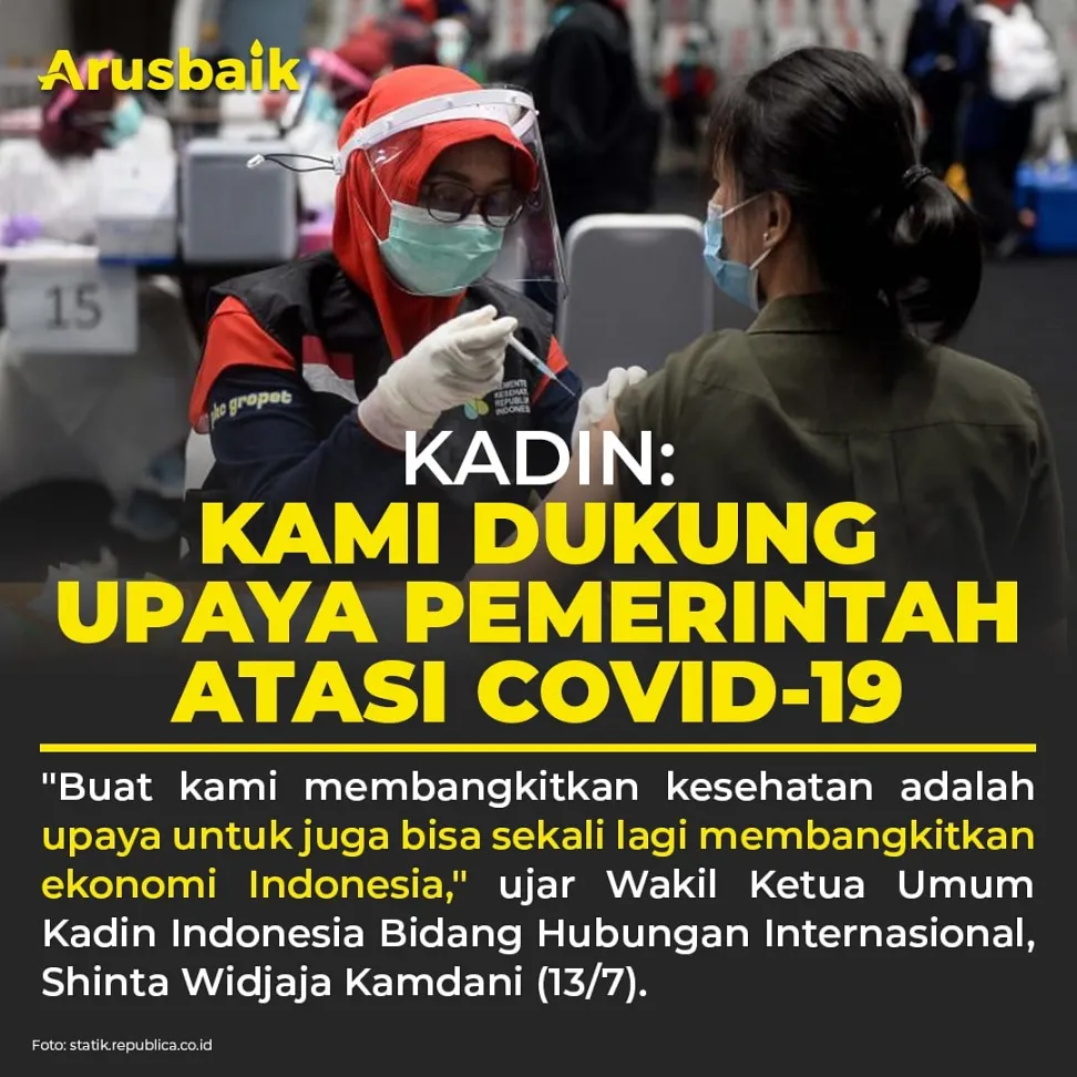 Kadin: Kami Dukung Upaya Pemerintah Atasi Covid-19