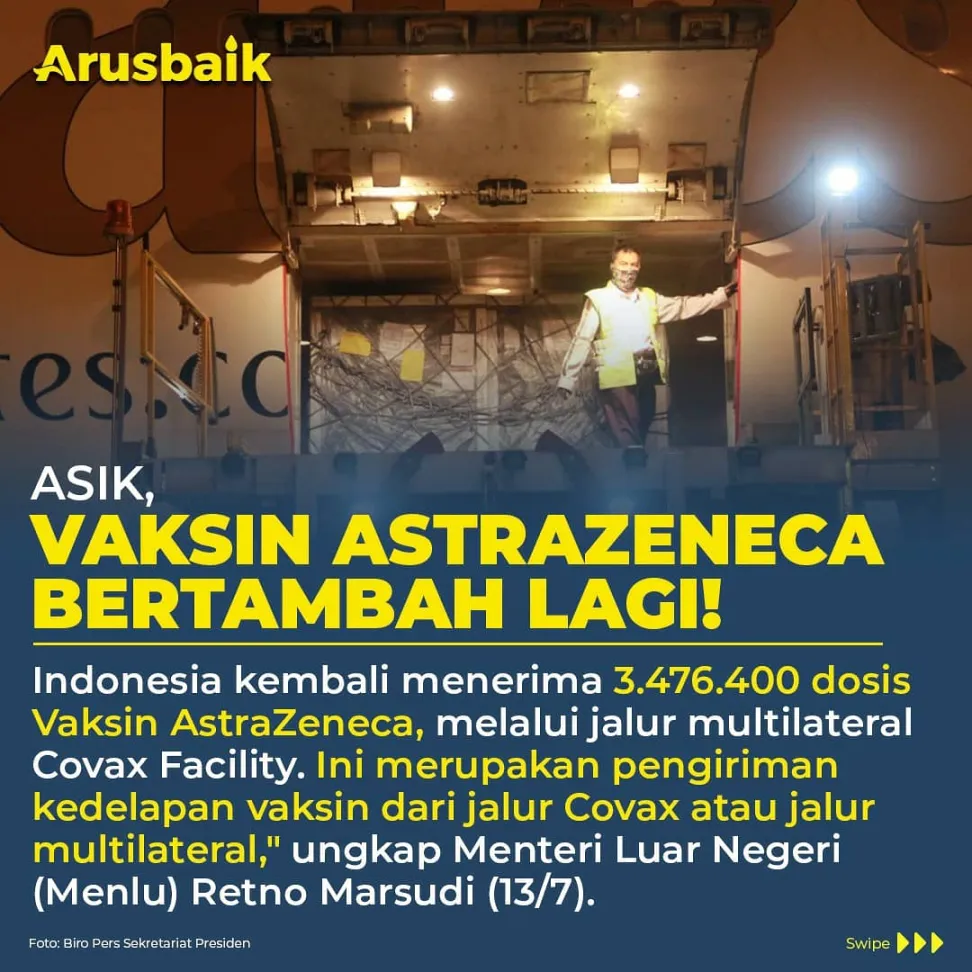 Asik, Vaksin AstraZeneca Bertambah Lagi