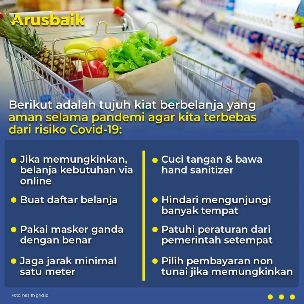 8 Tips Berbelanja Aman di Masa Pandemi