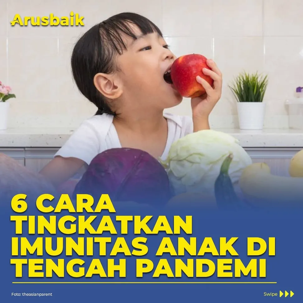 6 Cara Tingkatkan Imunitas Anak di Tengah Pandemi