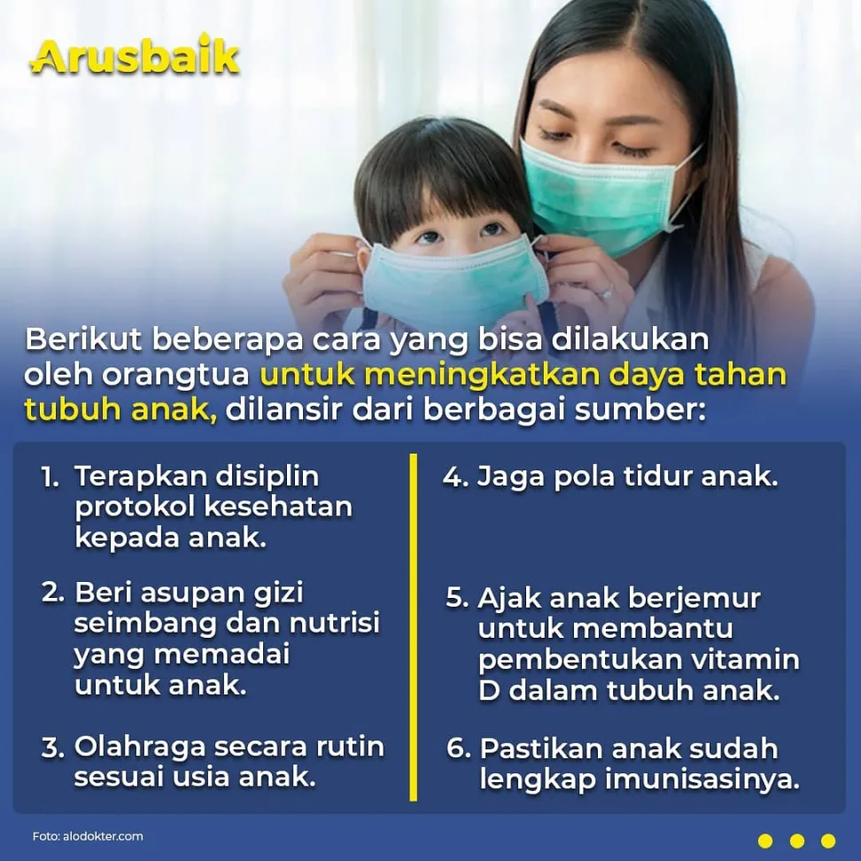 6 Cara Tingkatkan Imunitas Anak di Tengah Pandemi