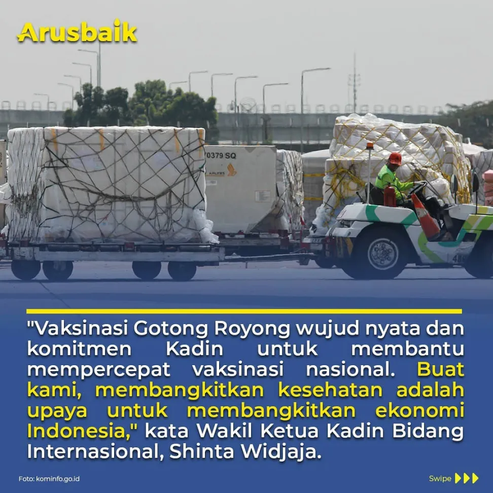 Gotong Royong Atasi Pandemi, Stok Vaksin Sinopharm Bertambah