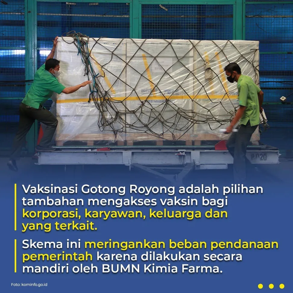 Gotong Royong Atasi Pandemi, Stok Vaksin Sinopharm Bertambah