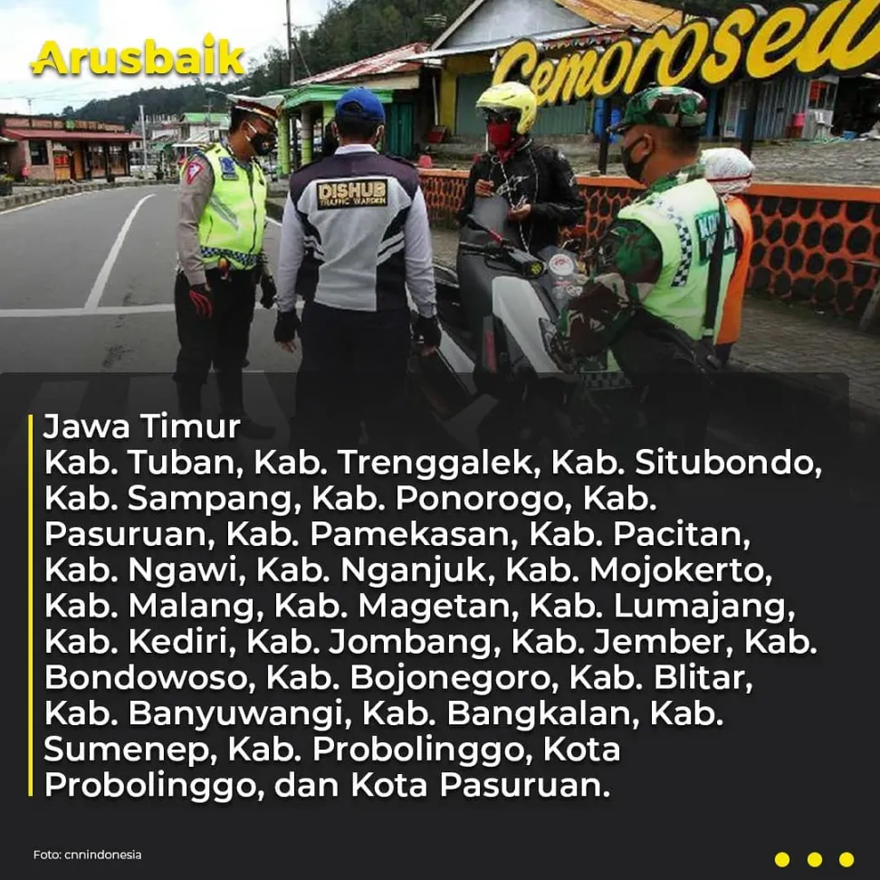 Catat! Daftar Lokasi PPKM Level 3 & 4 di Jawa-Bali