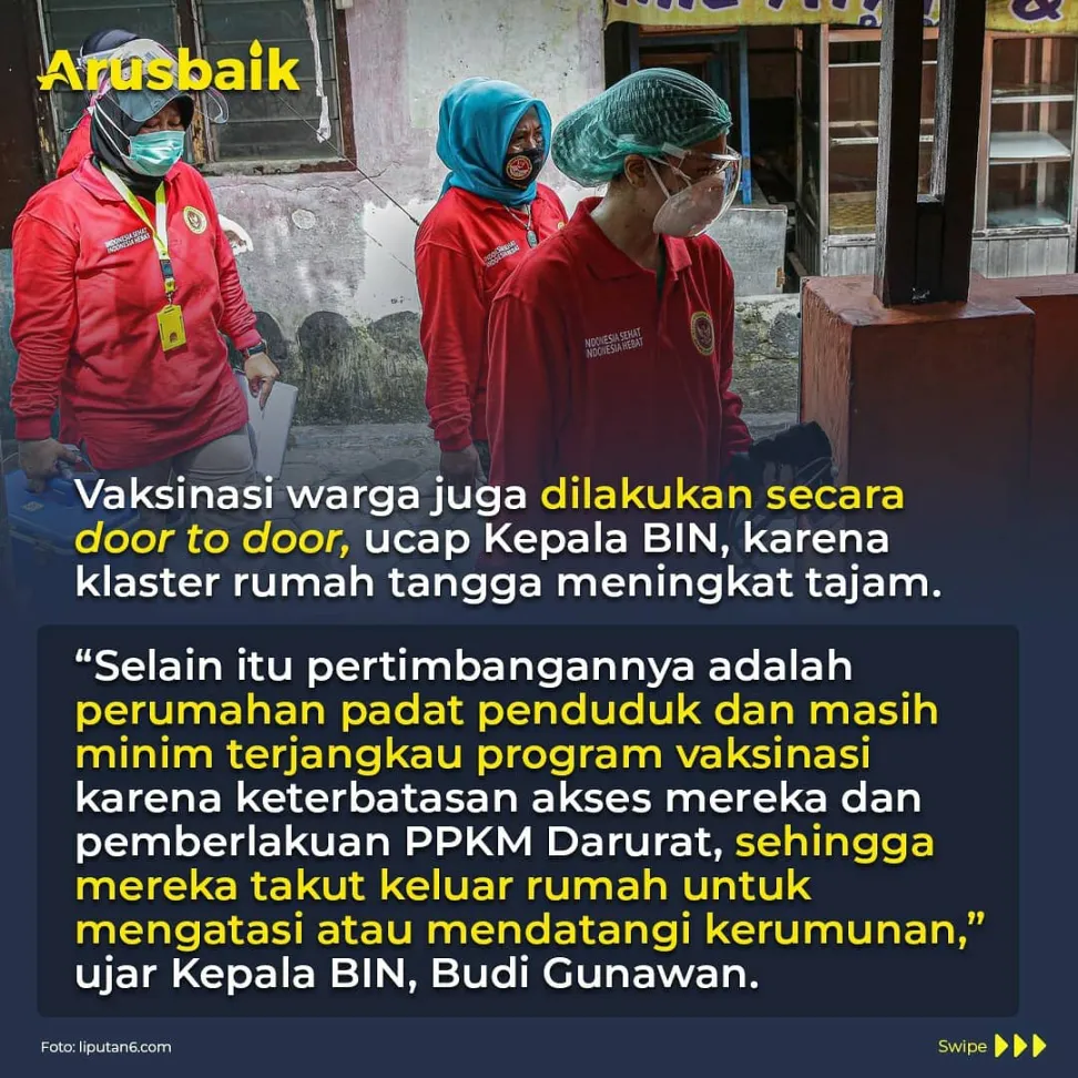 Bantu Target Herd Immunity, BIN Vaksinasi 12.000 Pelajar & Warga