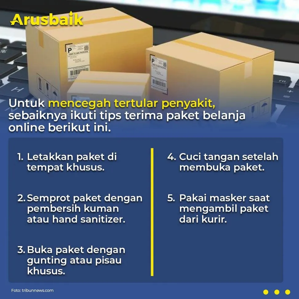 Cegah Penyakit, Ini Tips Menerima Paket Saat Pandemi