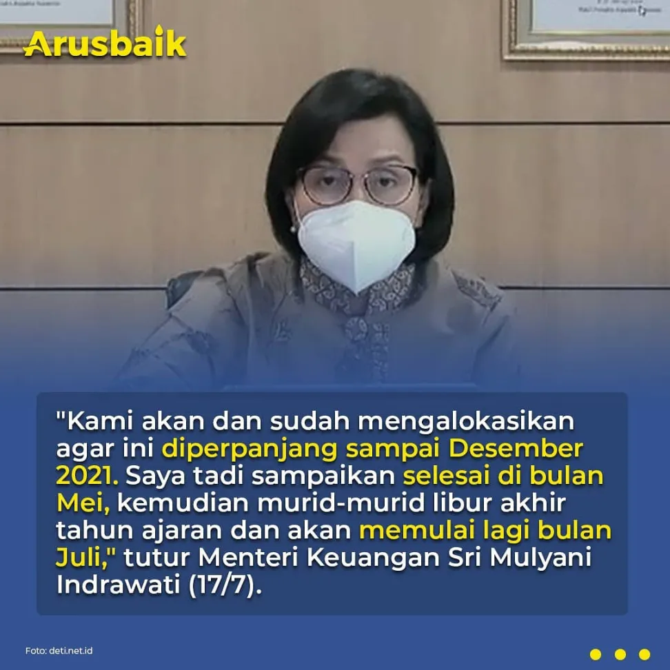 Asik, Pemerintah Perpanjang Subsidi Kuota Internet Belajar Hingga Akhir 2021
