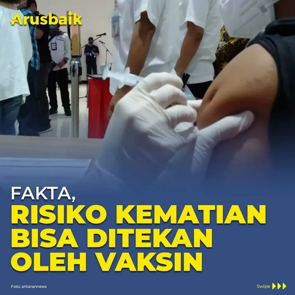 Fakta, Risiko Kematian Bisa Ditekan Oleh Vaksin