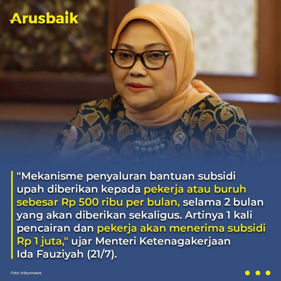 Asyik! Pekerja Terdampak Covid-19 Dapat Subsidi Upah dari Pemerintah