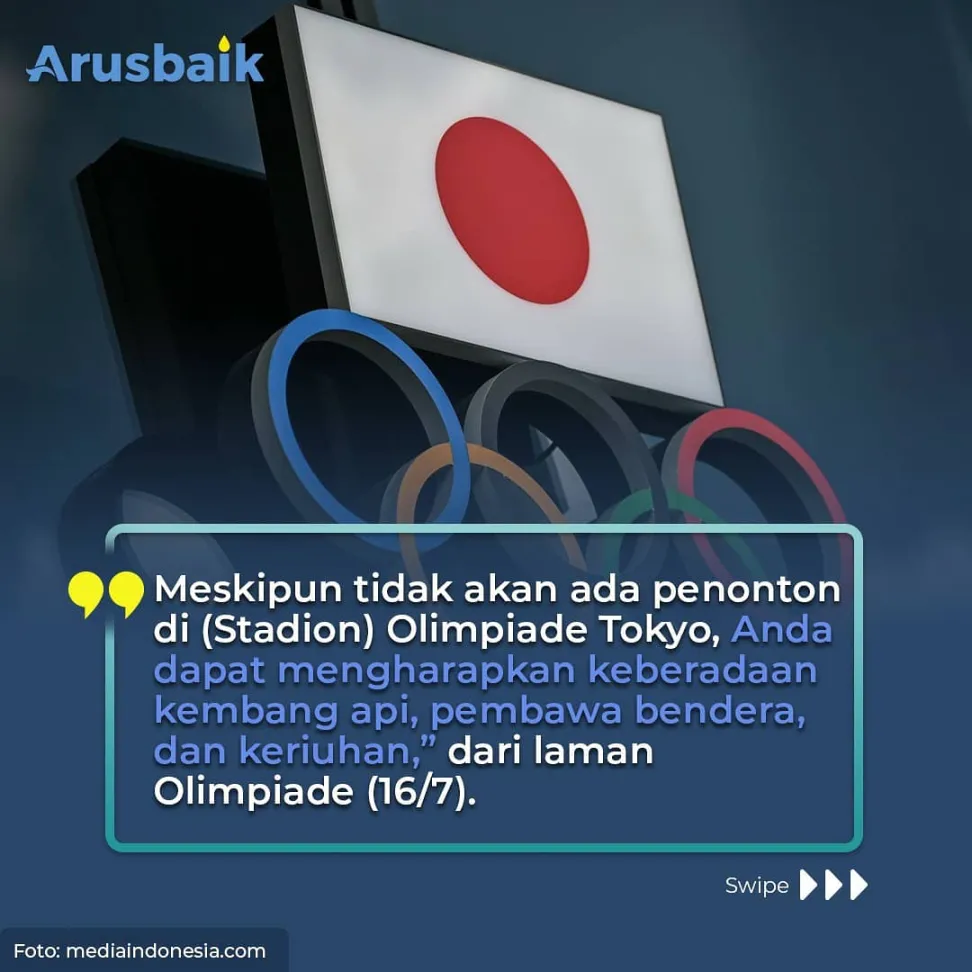 Pertama Kali, Pembukaan Olimpiade Tanpa Penonton