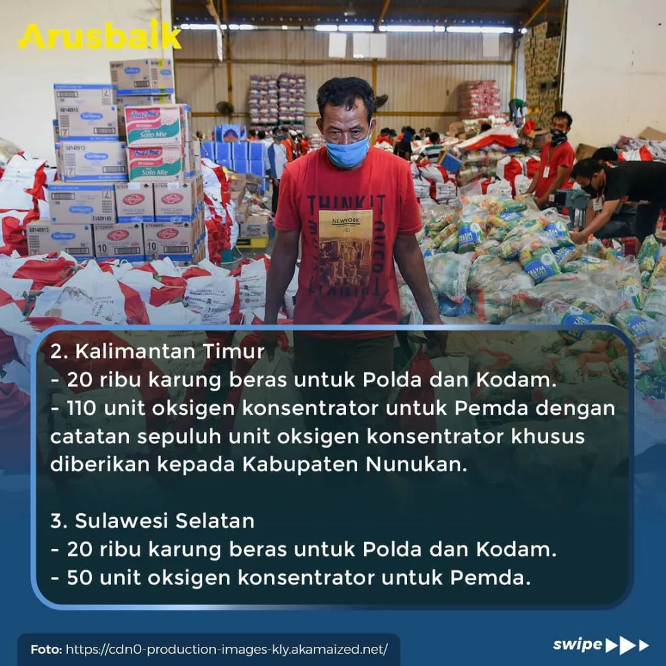 Wow! Kasetpres Akan Serahkan Bantuan ke Sejumlah Provinsi