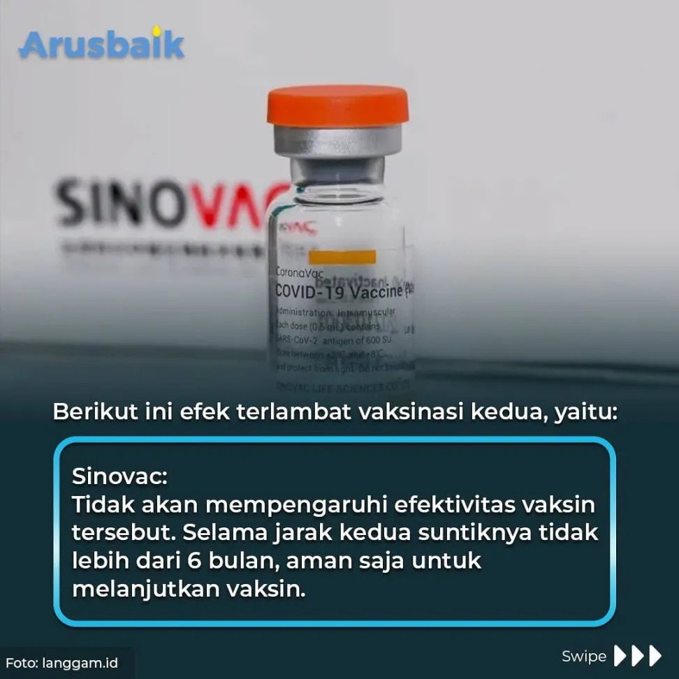 Terlambat Vaksin Dosis ke-2? Tenang, ini penjelasannya
