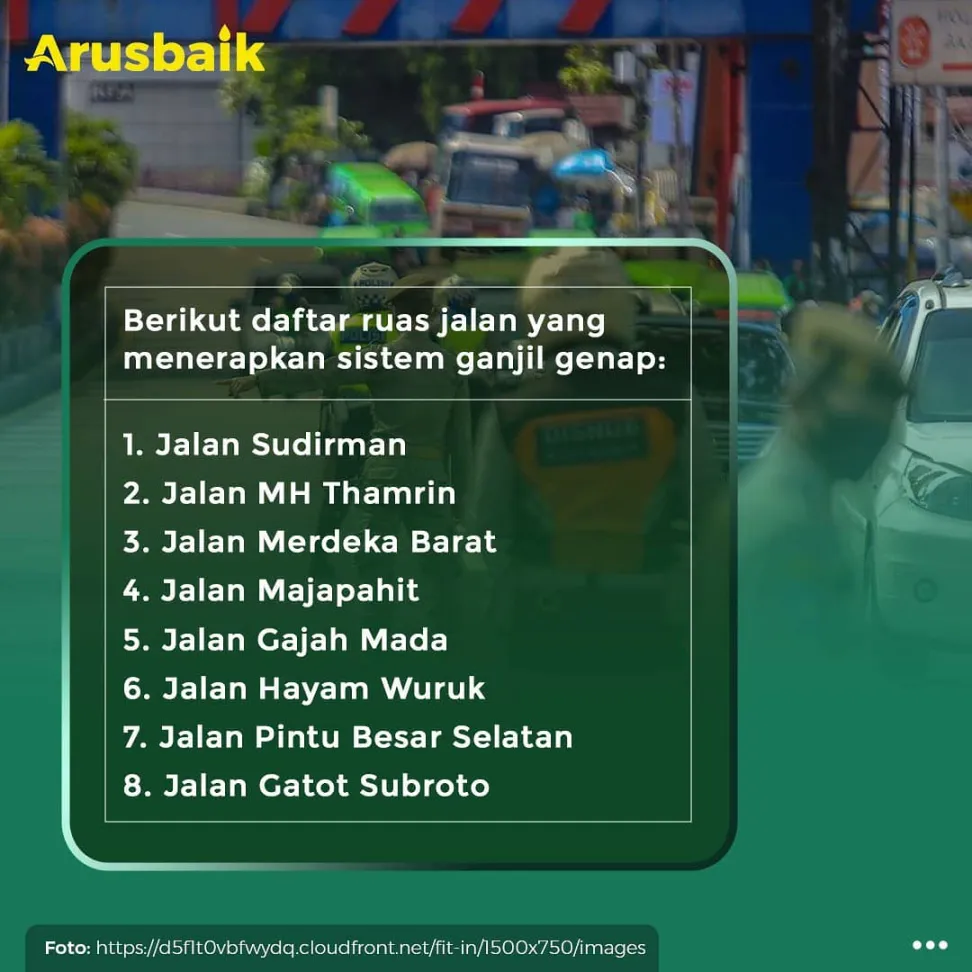 Penyekatan Ditiadakan, Ganjil Genap Ada Lagi