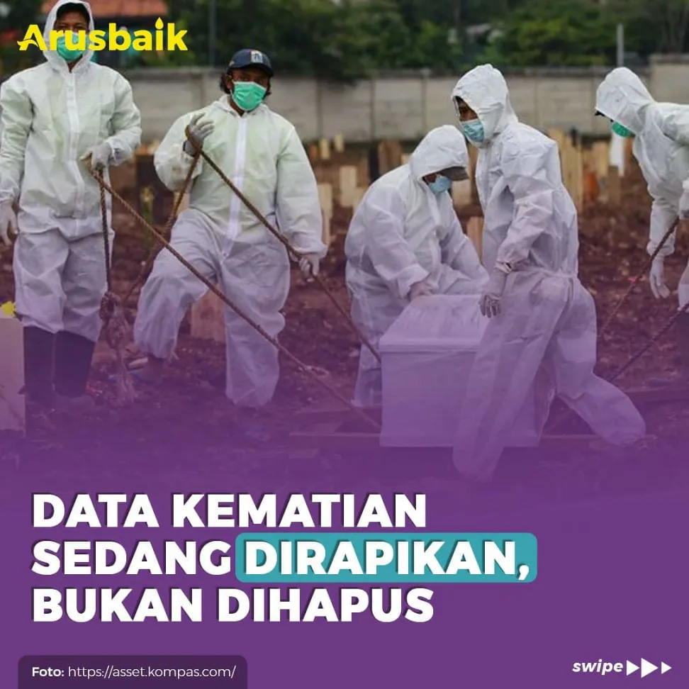 Data Kematian Sedang Dirapikan, Bukan Dihapus