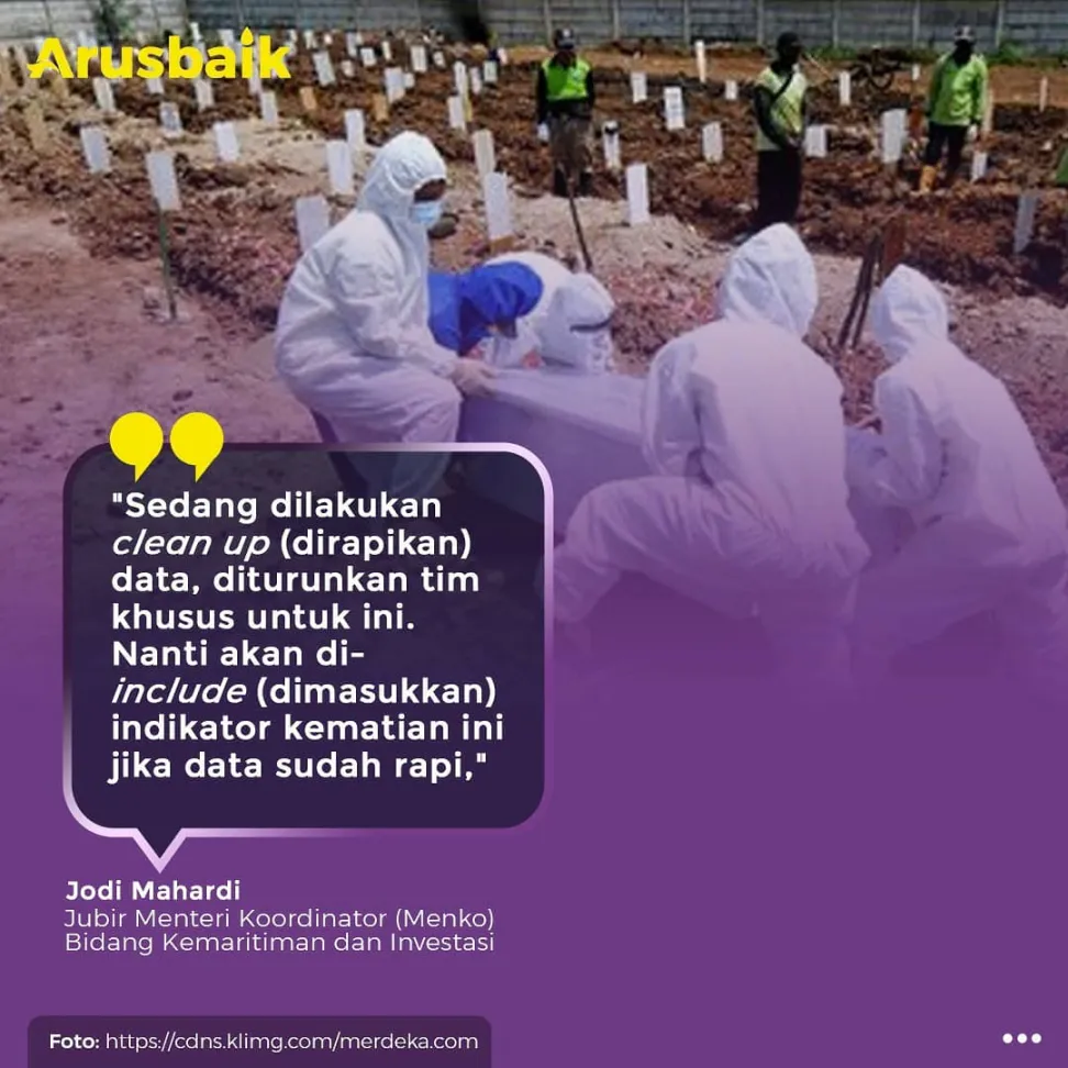 Data Kematian Sedang Dirapikan, Bukan Dihapus