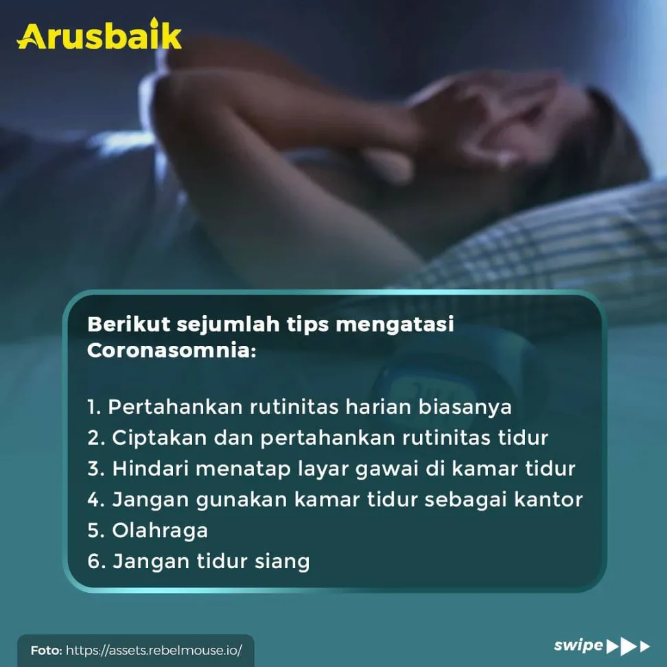 Sulit Tidur Saat Pandemi? Ini Tips Atasi Coronasomnia