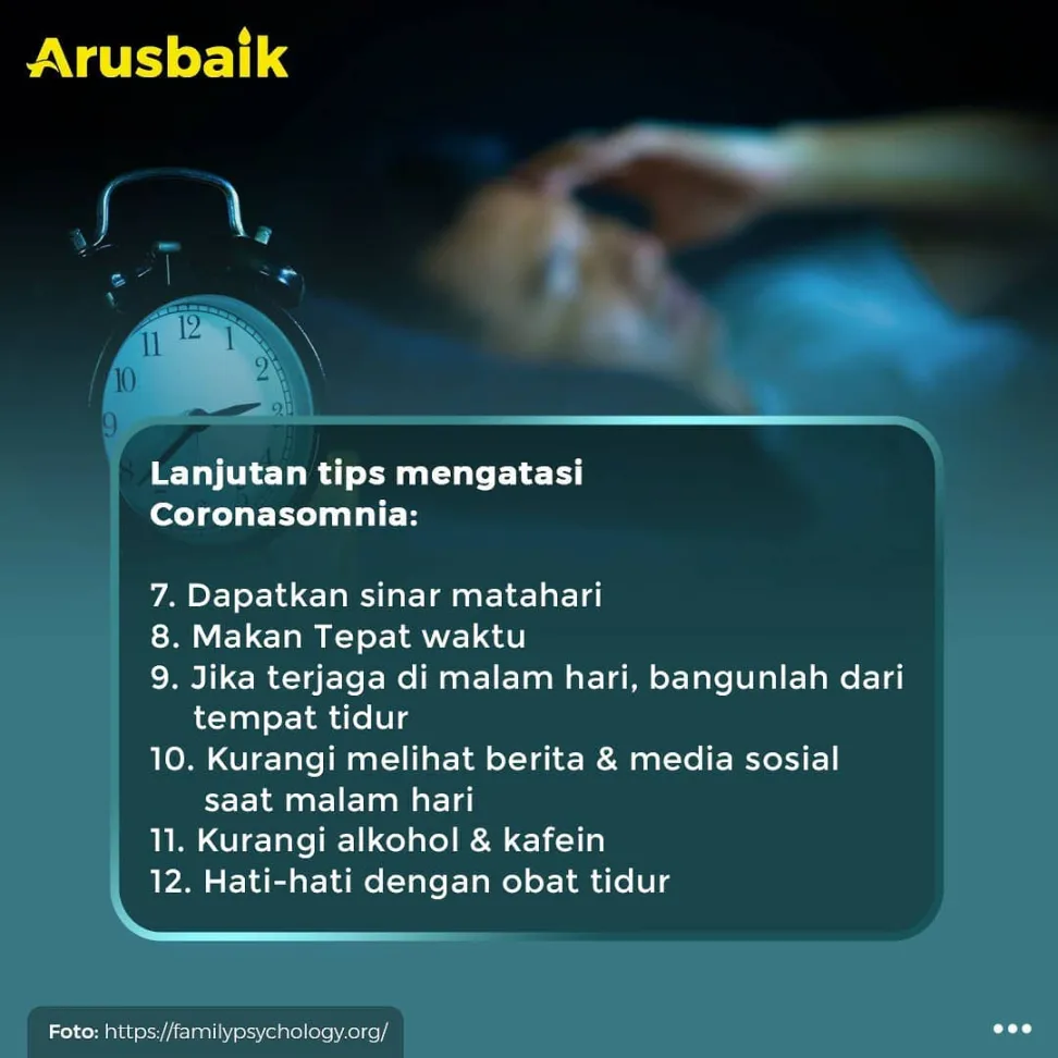 Sulit Tidur Saat Pandemi? Ini Tips Atasi Coronasomnia
