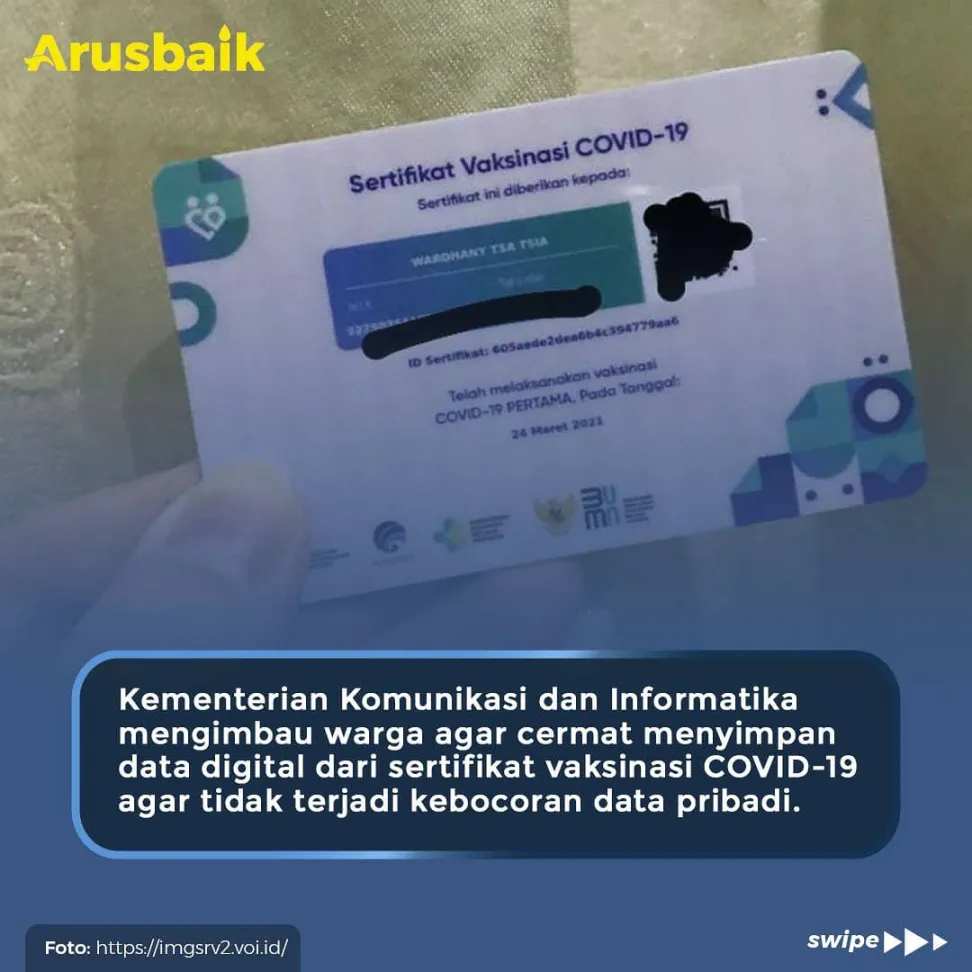 Waspada! Bahaya di Balik Cetak Kartu Vaksin