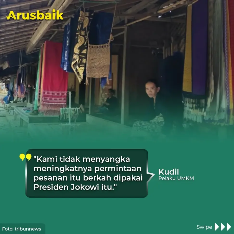 Usai Dipakai Presiden, UMKM Baju Adat Badui Kebanjiran Order