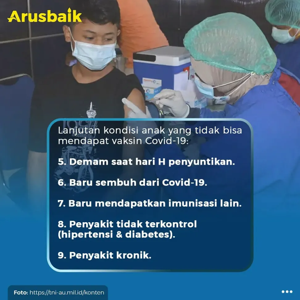 Catat! 9 Kondisi Anak Yang Tidak Boleh Divaksin Covid-19