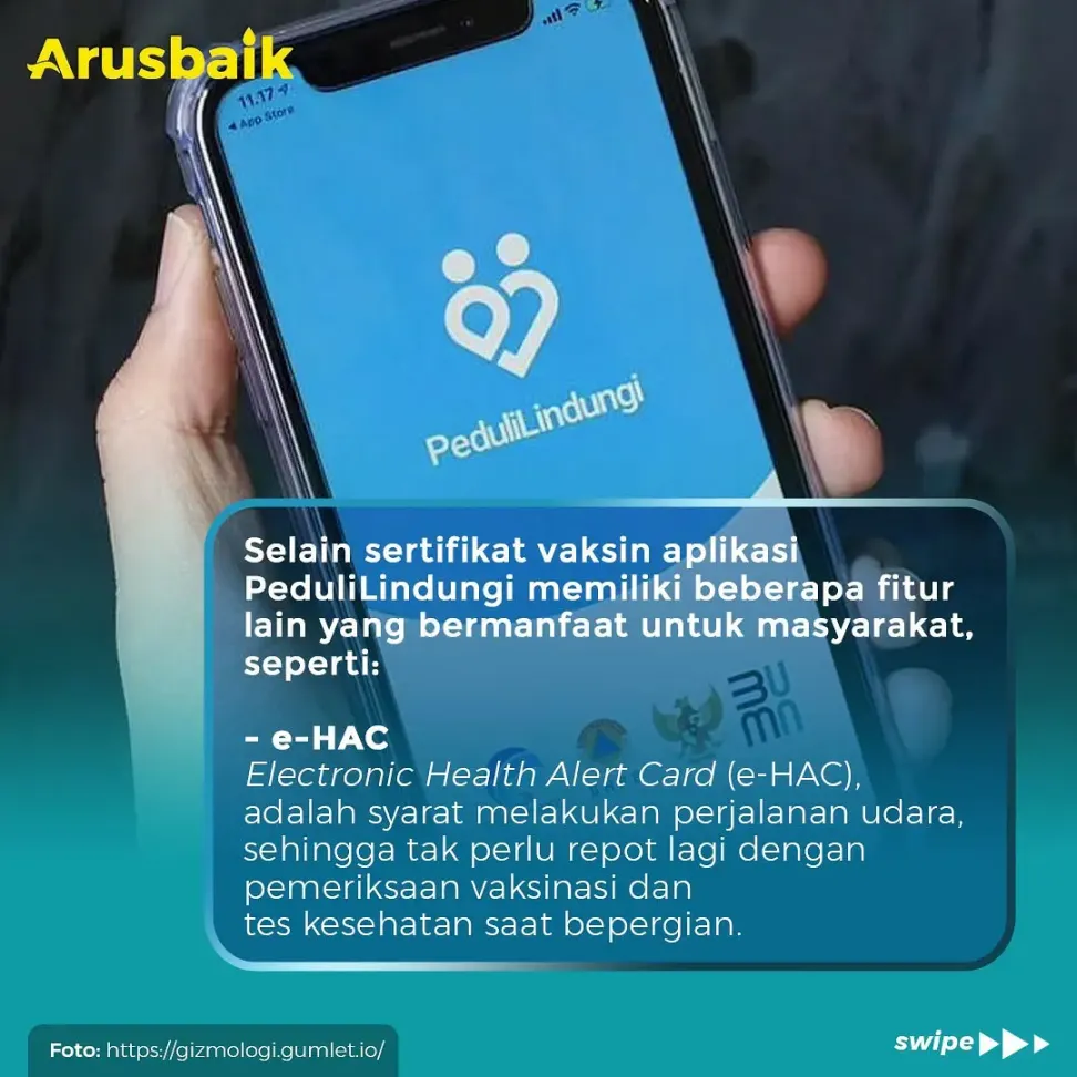 Simak, Beberapa Fitur Bermanfaat di PeduliLindungi