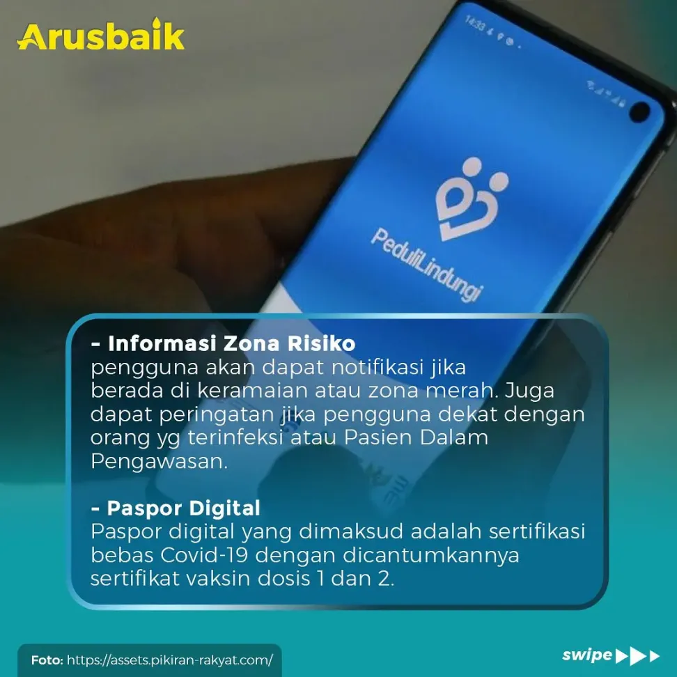 Simak, Beberapa Fitur Bermanfaat di PeduliLindungi