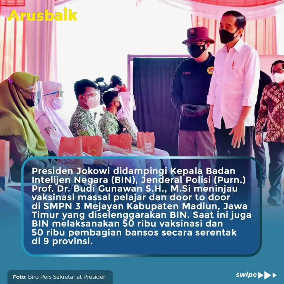 Presiden: Vaksin Datang Segera Habiskan