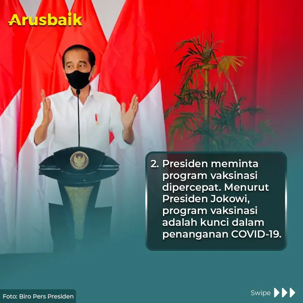 Presiden Tegaskan 3 Hal Kepada Seluruh Kepala Daerah
