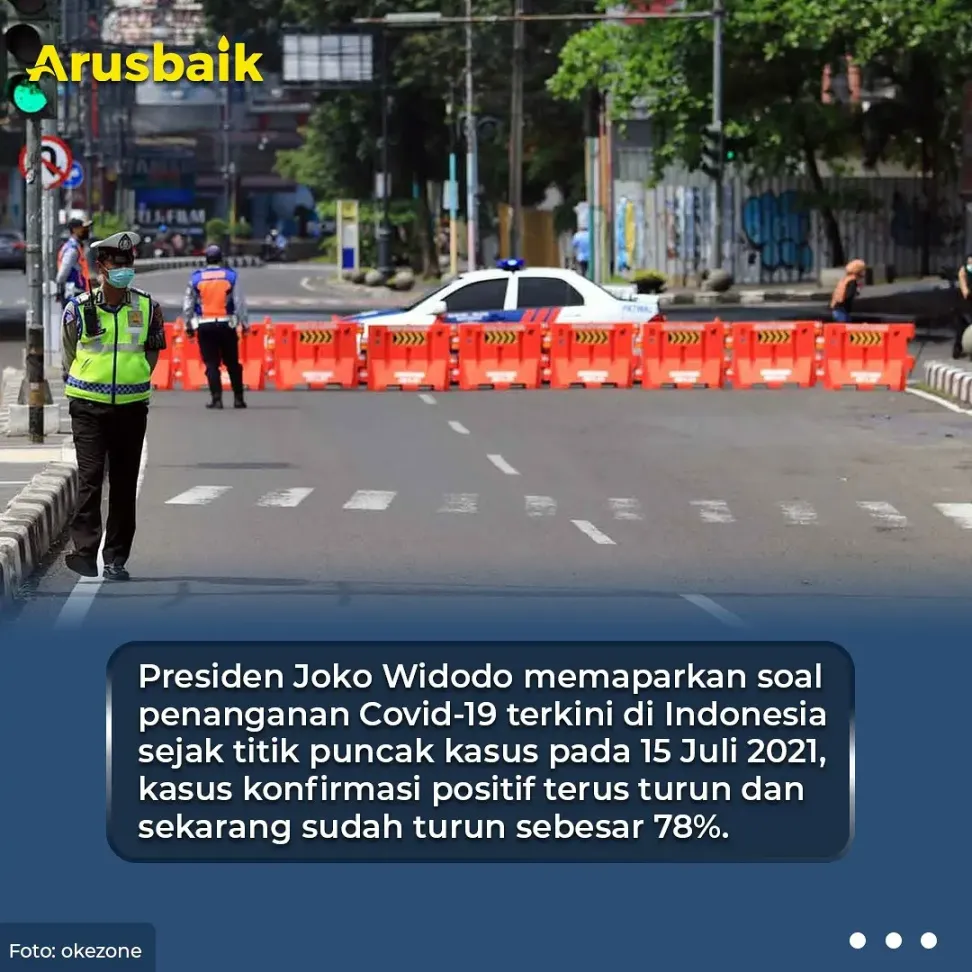 Sukses, PPKM Berlanjut, 3 Kota Turun Level