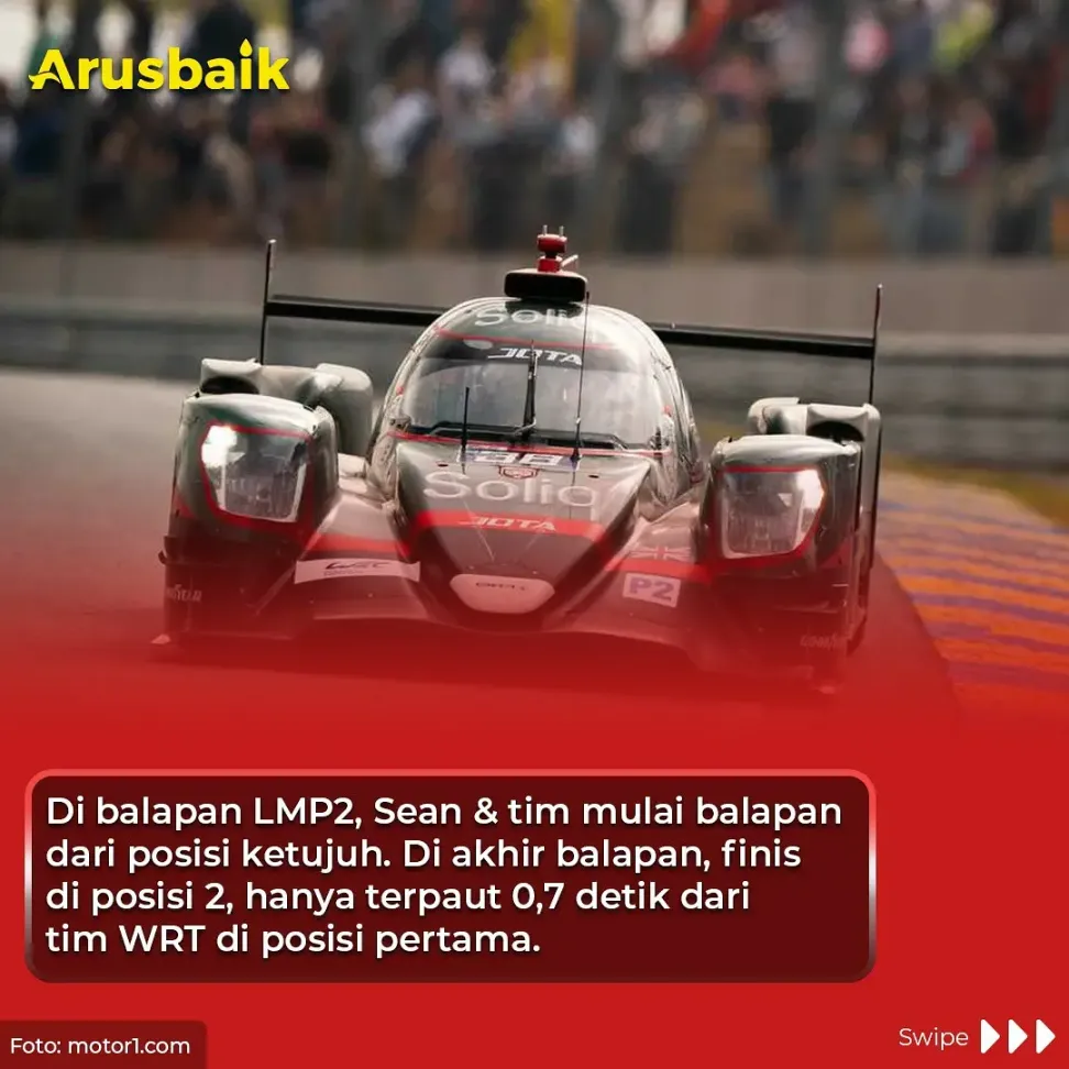 Ukir Sejarah, Pebalap Indonesia Naik Podium Balap di Le Mans 24