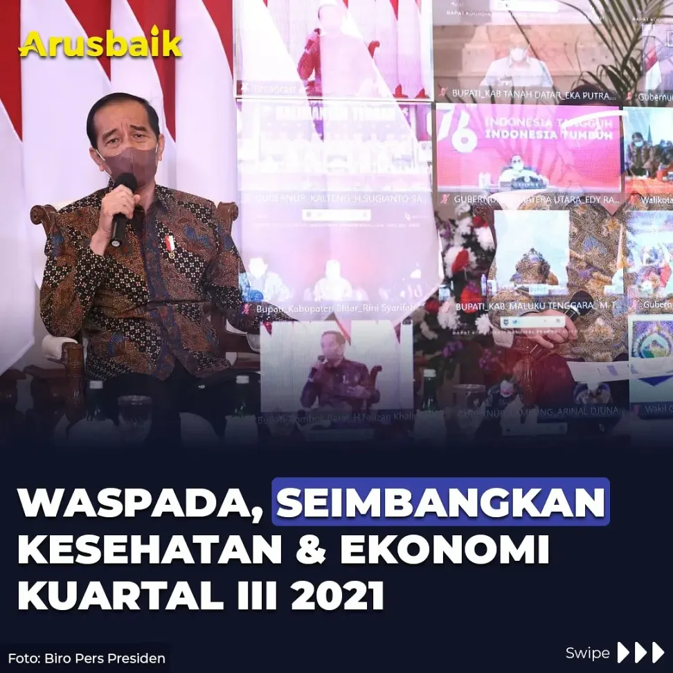 Waspada, Seimbangkan Kesehatan & Ekonomi Kuartal III 2021