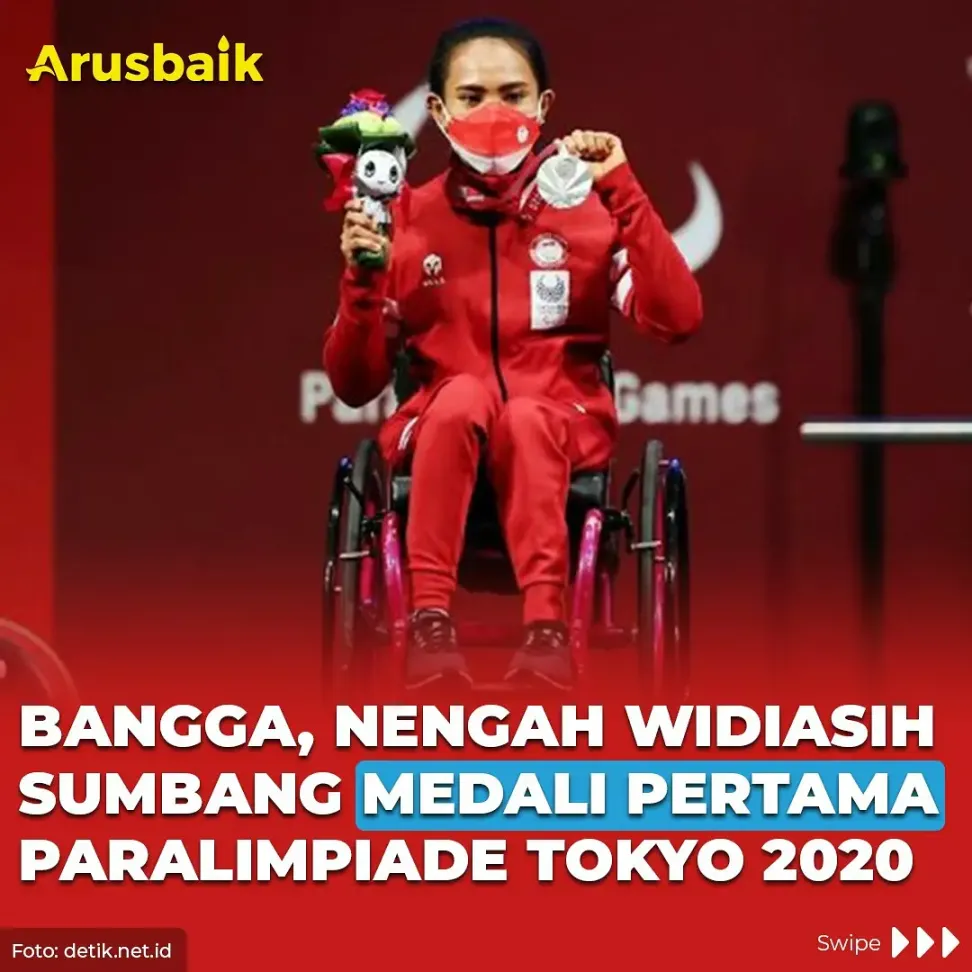 Bangga, Nengah Widiasih Sumbang Medali Pertama Paralimpiade Tokyo 2020