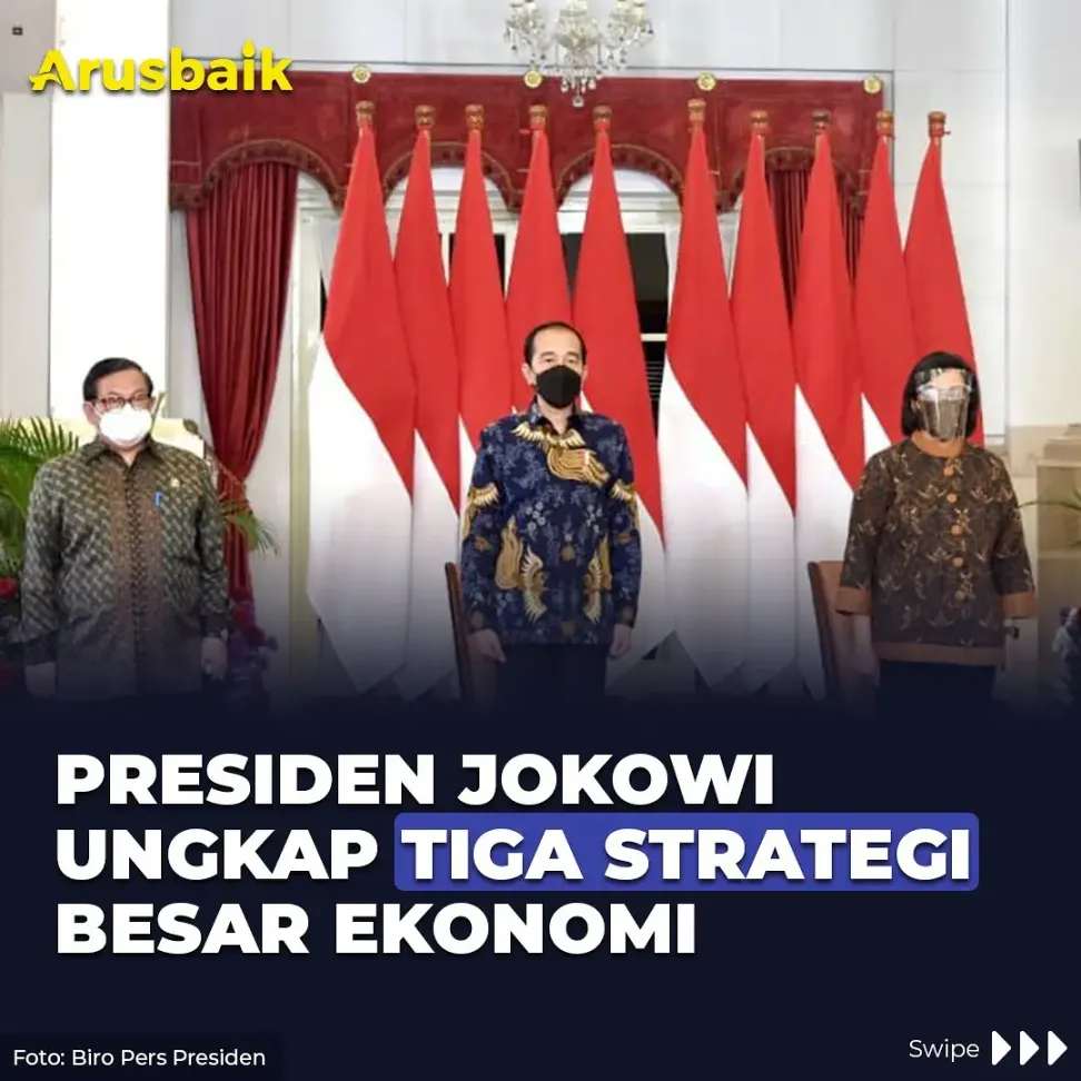 Presiden Jokowi Ungkap Tiga Strategi Besar Ekonomi