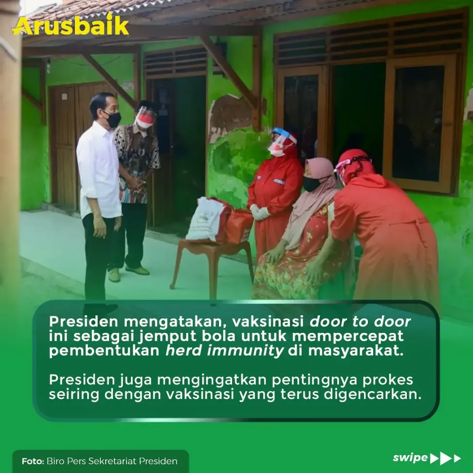 Kunjungi Cirebon, Presiden Apresiasi Vaksinasi "Jemput Bola" Di Rumah Warga