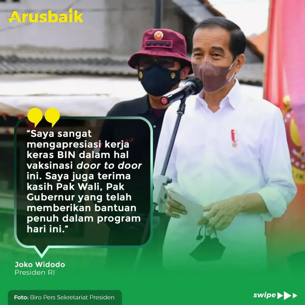 Kunjungi Cirebon, Presiden Apresiasi Vaksinasi "Jemput Bola" Di Rumah Warga