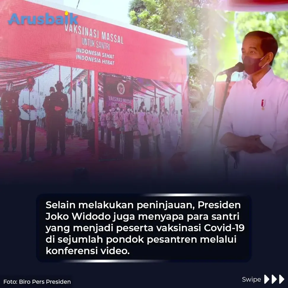 Mantap! Ribuan Santri & Pelajar Kab. Kuningan Telah Divaksin