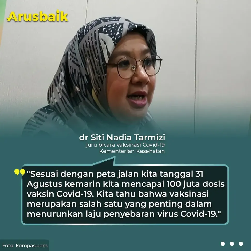 Yes! Target 100 Juta Suntik Vaksin Tercapai