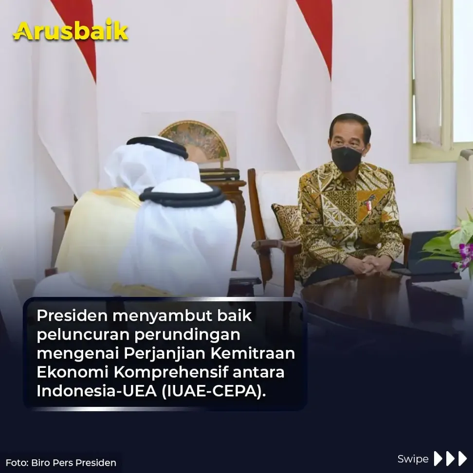 Komitmen Indonesia & UEA Kerjasama Pemulihan Ekonomi