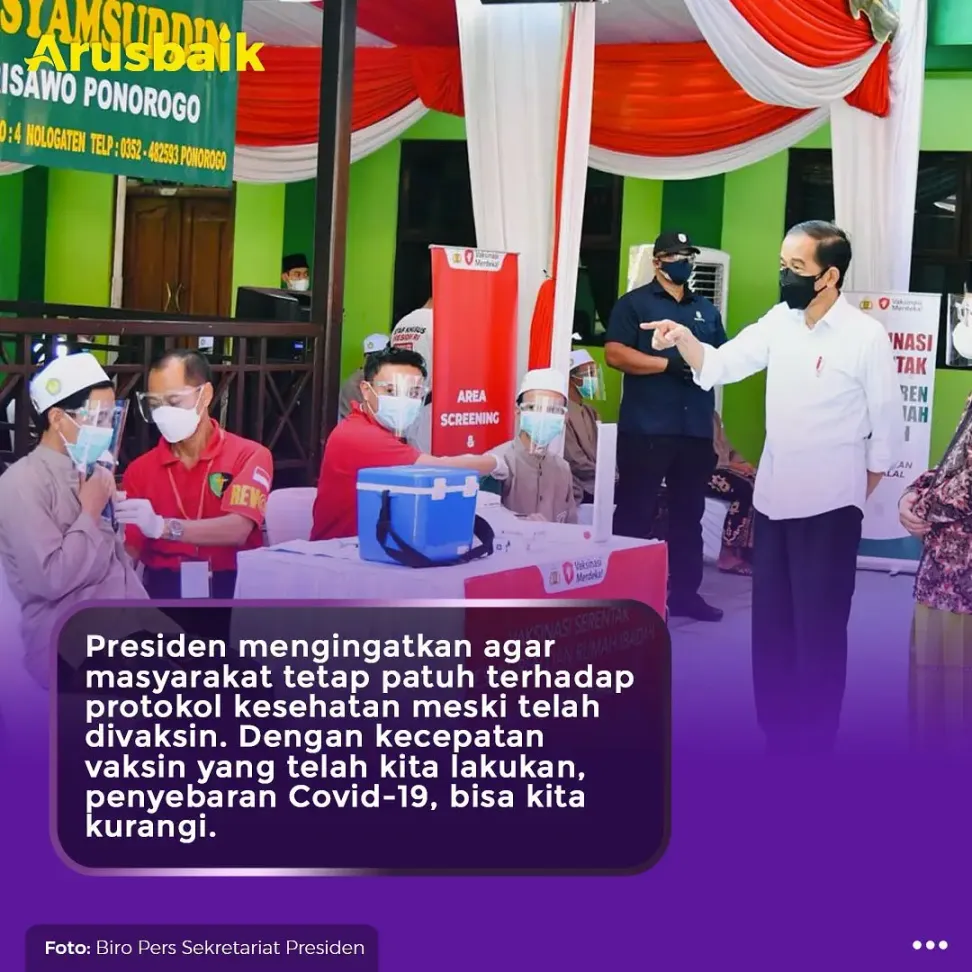 Hore! Vaksinasi Massal Covid di Rumah Ibadah Diapresiasi Presiden