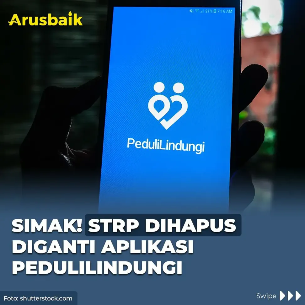Simak! STRP Dihapus Diganti Aplikasi PeduliLindungi