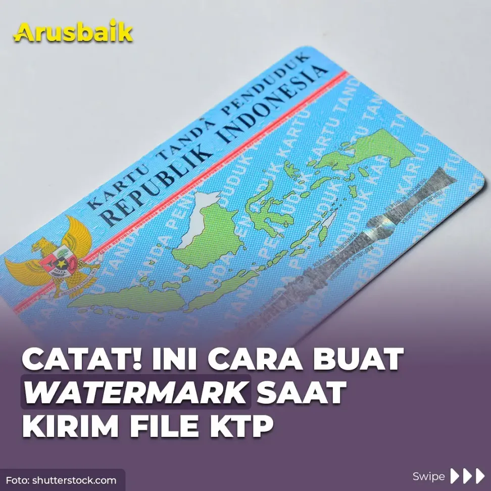 Catat! Ini Cara Buat Watermark Saat Kirim File KTP