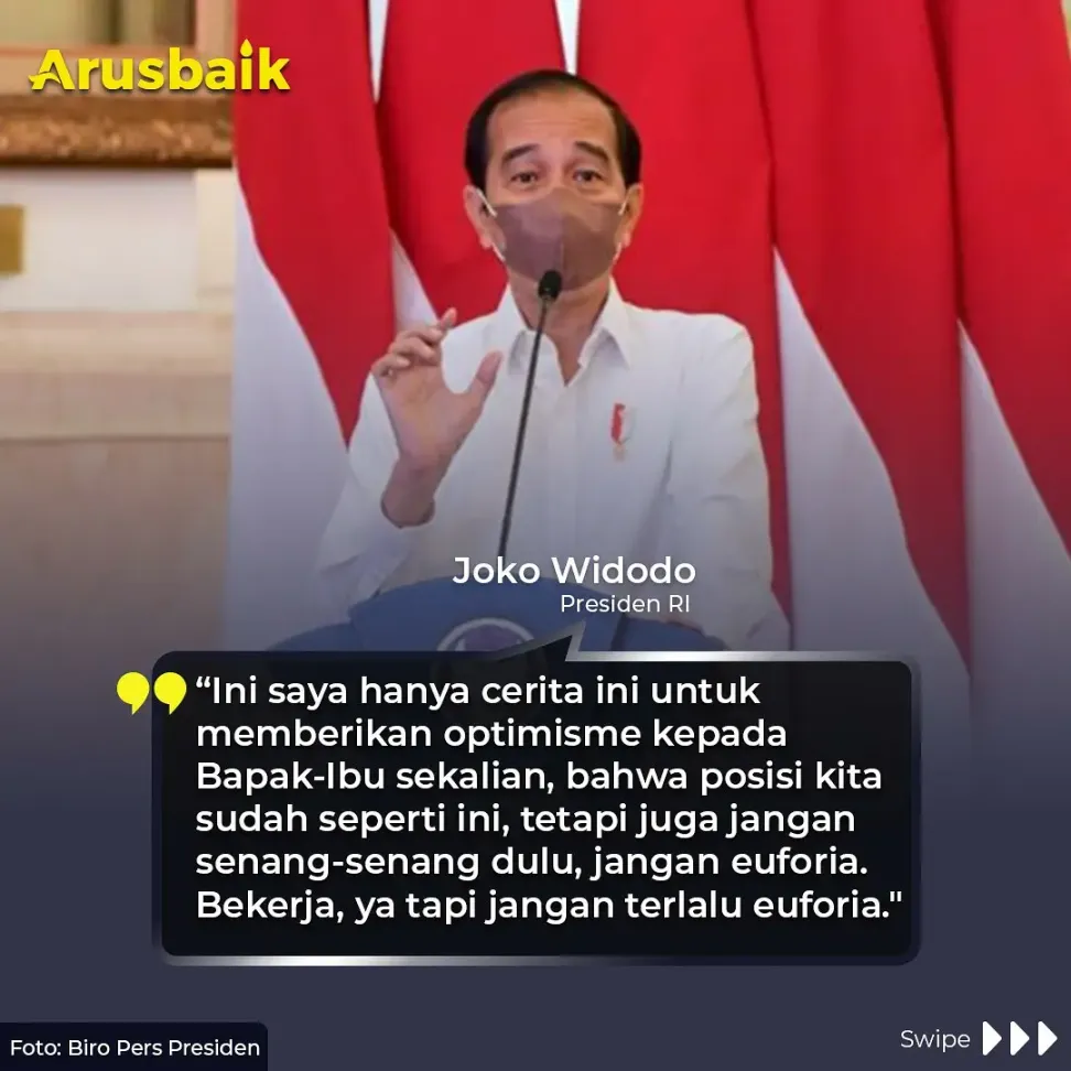 Presiden Jokowi Ingatkan Pengusaha, Pandemi Belum Berakhir