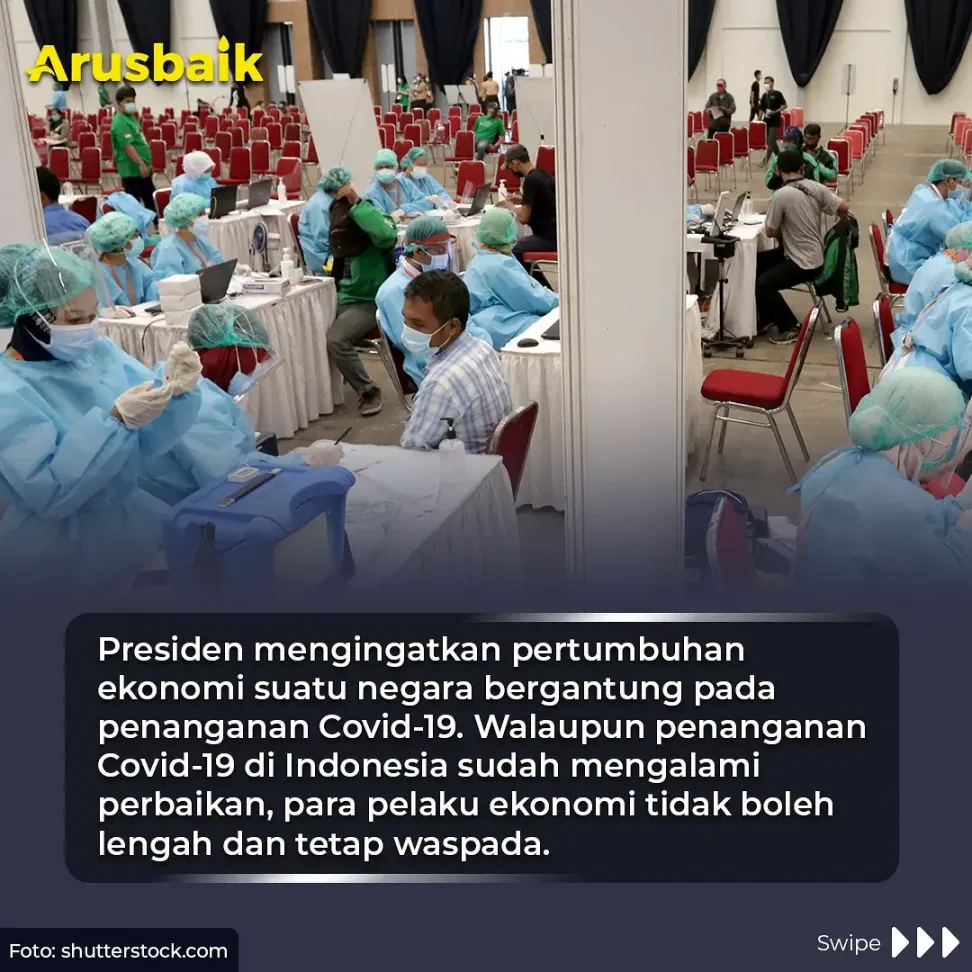 Presiden Jokowi Ingatkan Pengusaha, Pandemi Belum Berakhir