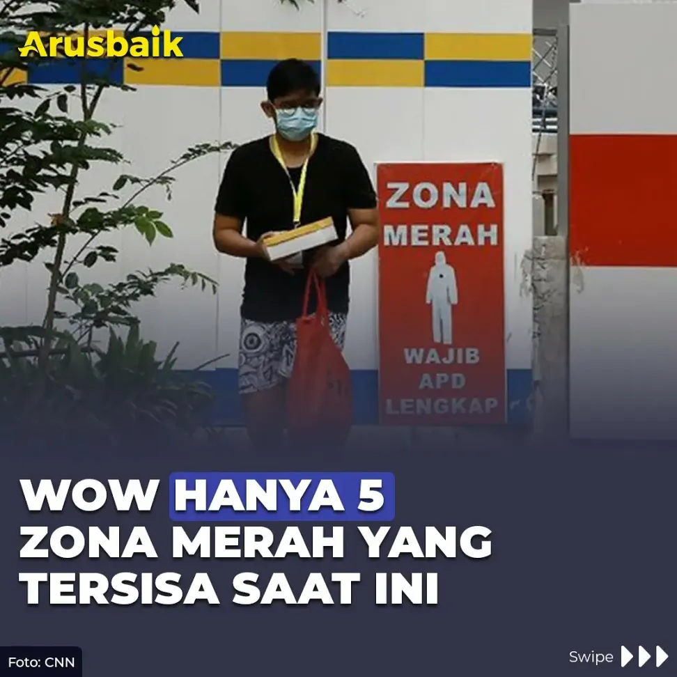 Wow! Hanya 5 Zona Merah Yang Tersisa Saat Ini
