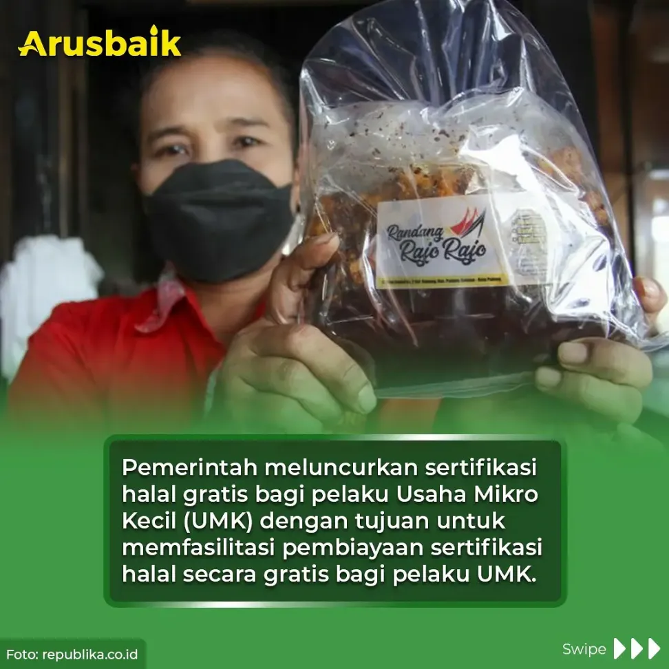Cakep! Pemerintah Luncurkan Sertifikat Halal Gratis Bagi UMK