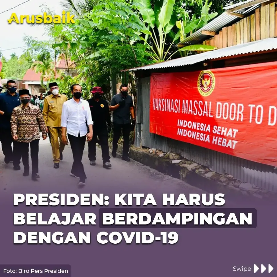 Presiden: Kita Harus Belajar Berdampingan Dengan Covid-19