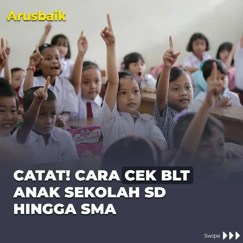 Catat! Cara Cek BLT Anak Sekolah SD hingga SMA